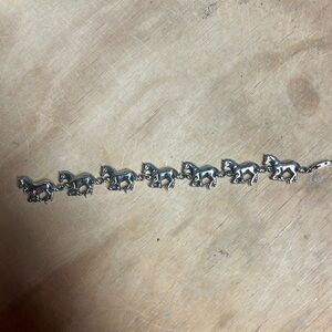 Sterling silver horse bracket